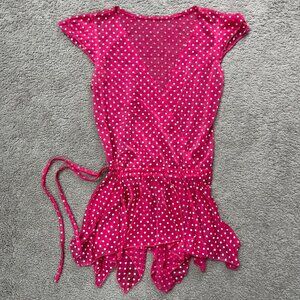 Babydoll Polka Dot Top
